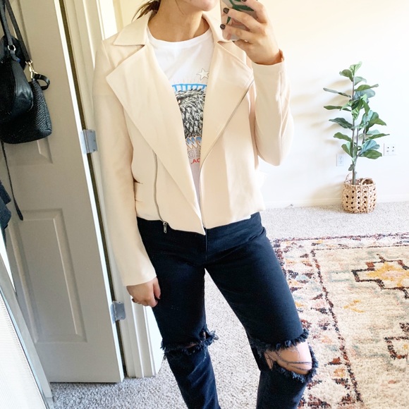 SOLD NWOT Sophie rue Moto crepe jacket - Picture 2 of 6